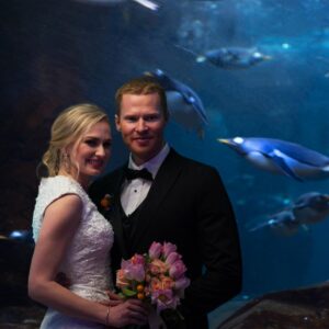 wedding venue at draper aquarium