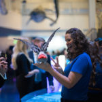 aquarium lobby venue space with animal ecounter